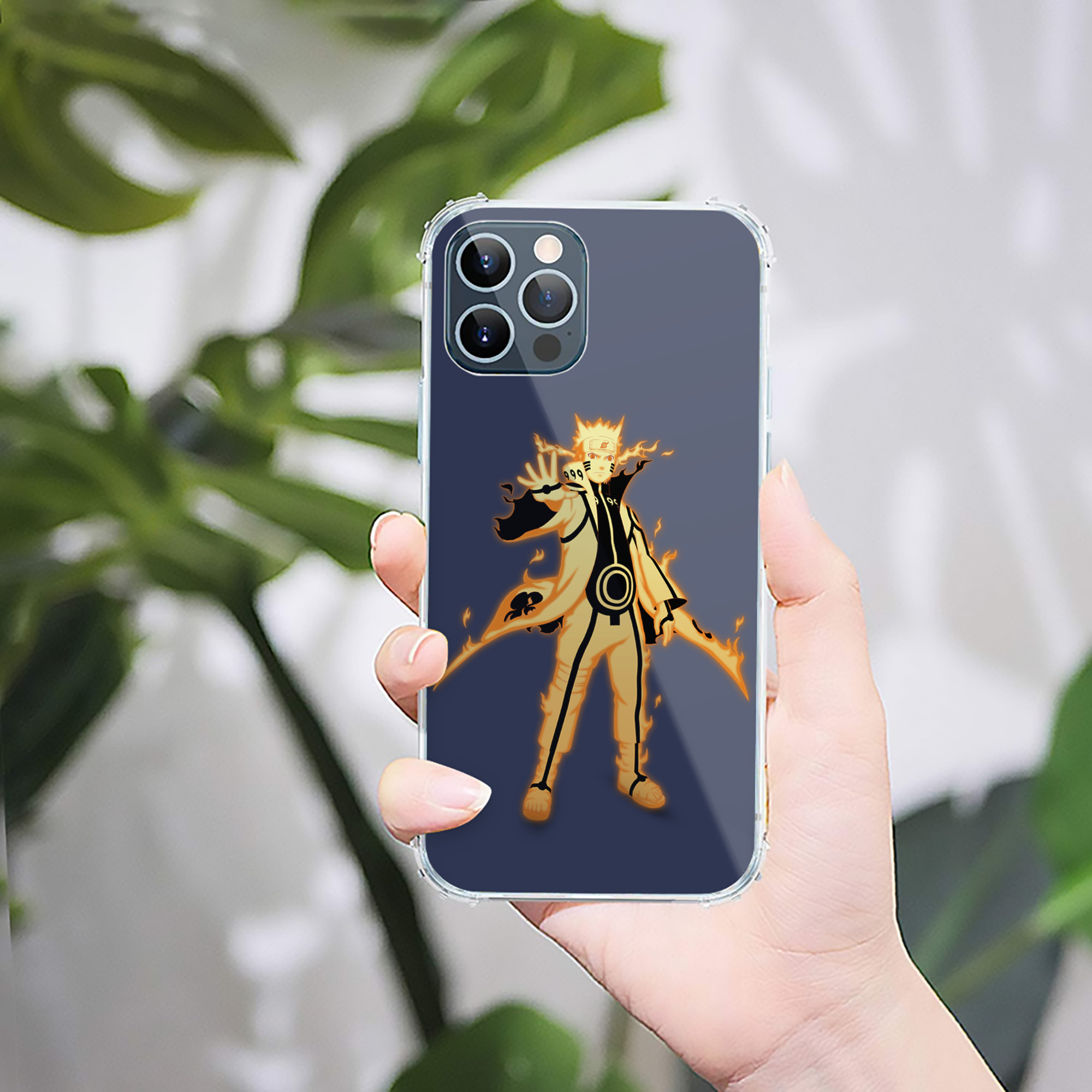 （画像用） NARUTO -ナルト- うずまき ナルト Uzumaki Naruto 【iPhone 12シリーズ対応】透明スマホケース（クリアソフトケース）